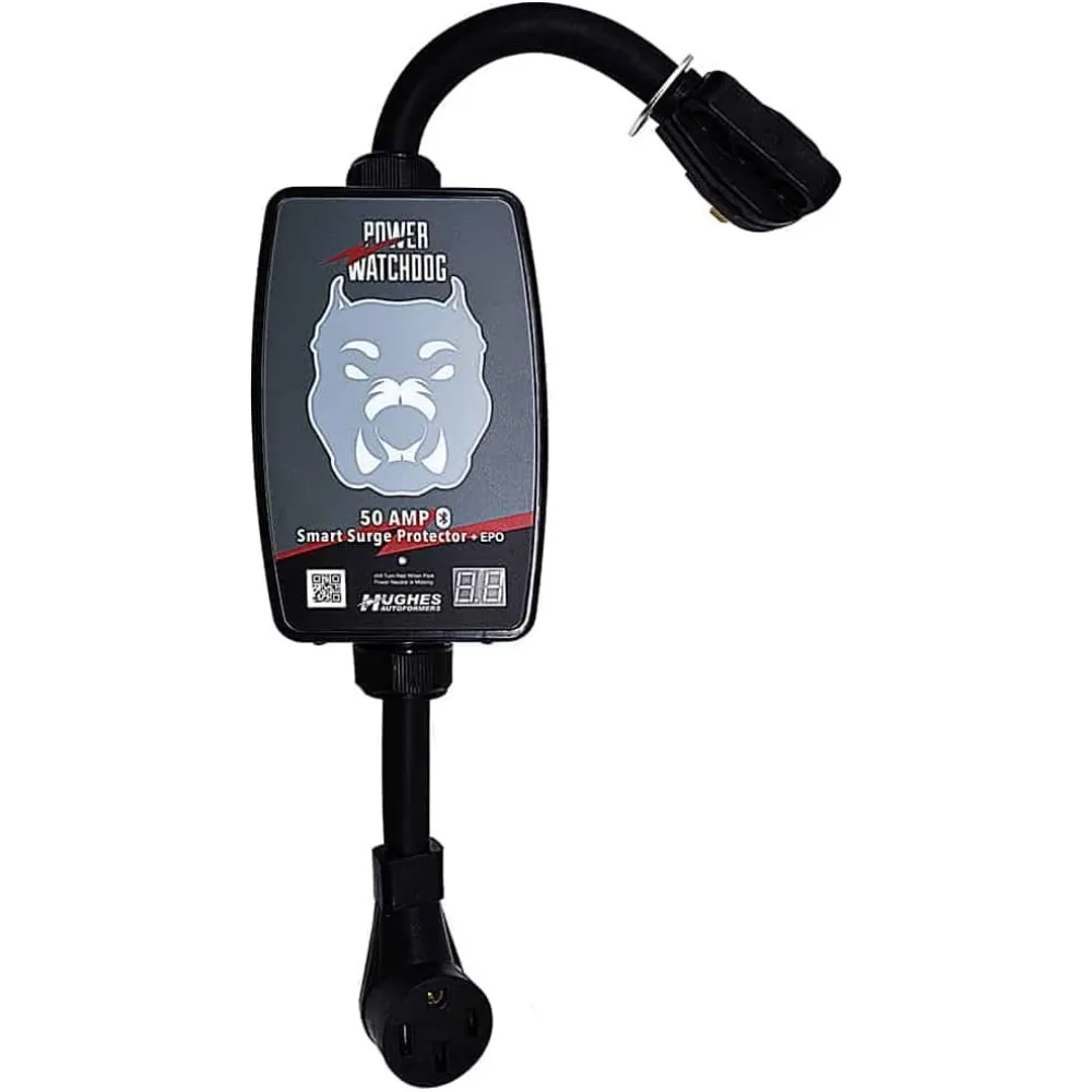 PWD50EPO, 자동 차단 기능이 있는 Bluetooth 서지 보호기, 50A, 휴대용