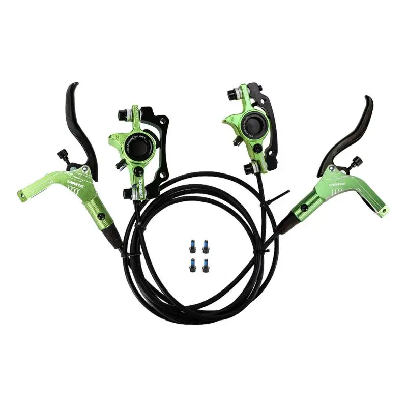 AliExpress Bike Hydraulic Disc Brake Set Clamp 800/1400mm 160mm Rotors for Mountain , front R rear