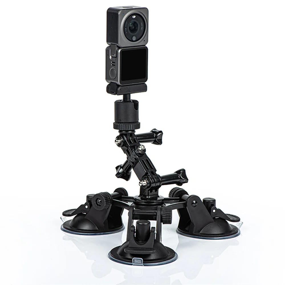 자동차 유리 휴대폰 흡입 컵 브래킷, 스포츠 카메라 스태빌라이저 거치대, Zhiyun DJI OSMO Hero 10/9 Insta360 ONE X2 ONE X용
