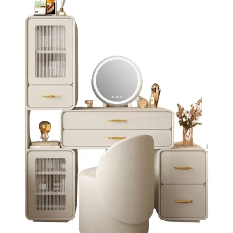 Modern Makeup Dressing Table Minimal Study Living Room Storage Dressing Table Hotel Large Coiffeuse De Chambre Furniture