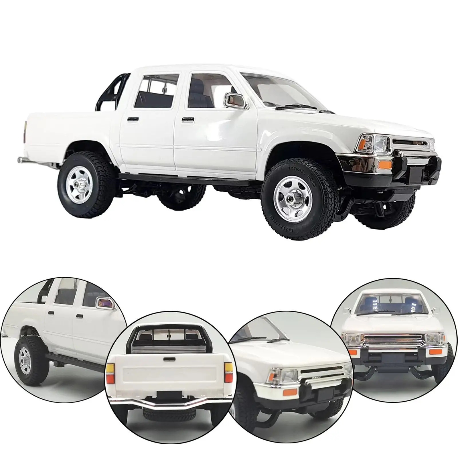 1:16 D64 원격 조종 자동차 사륜구동 차량 전기 취미용 장난감 2.4G