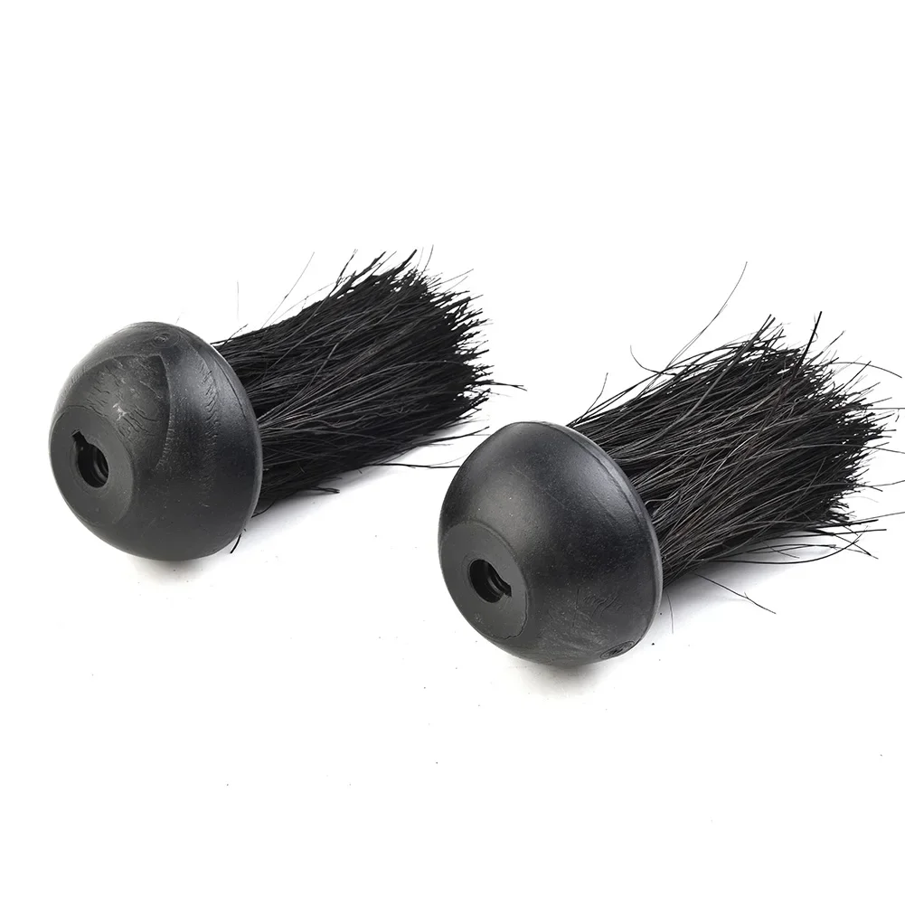 

Hearth Brush Head Fireplace Brush Home Replacement 2 Pcs Coconut Palm Bristles Hair Length 7.5cm Plastic Handle