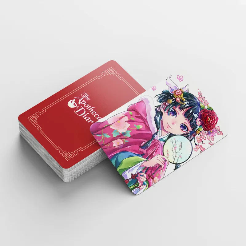 92PCS Anime Stickers The Apothecary Diaries Sticker Photo Card LOMO Card Double-sided Color Printing Collectible Toy Card Gift