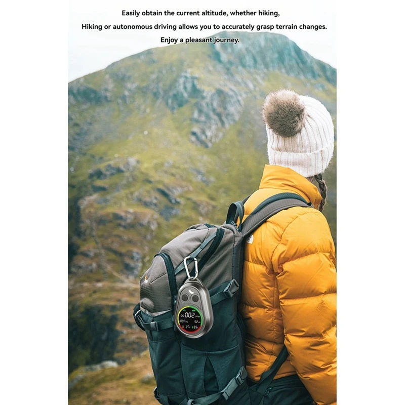 Лучший портативный электрохимический детектор угарного газа CO Монитор Открытый кемпинг Сигнализация обнаружения CO