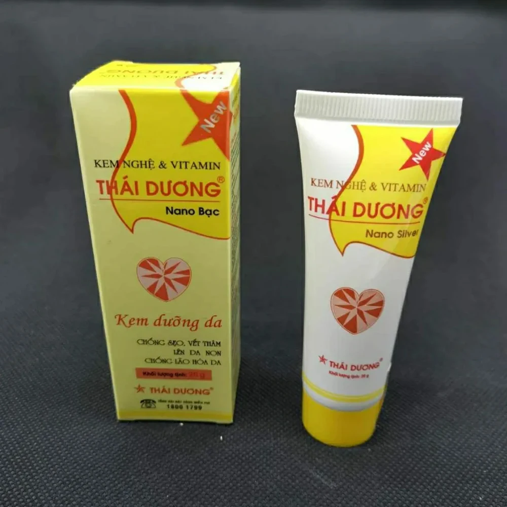 Kem nghệ Sao Thái Dương Giảm Mụn Chống Sẹo, Thâm, Chống Lão Hóa Da 20g Bottle Remove Acne Kem Nghe Thai Duong