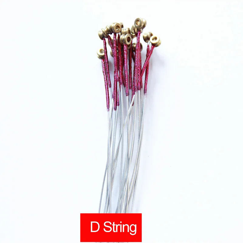 20 Sets 3/4 4/4 Violin Strings Full Set E A D G Strings Aluminum Alloy Wound Violin Fiddle Strings Parts Aceessories 5/10 Sets