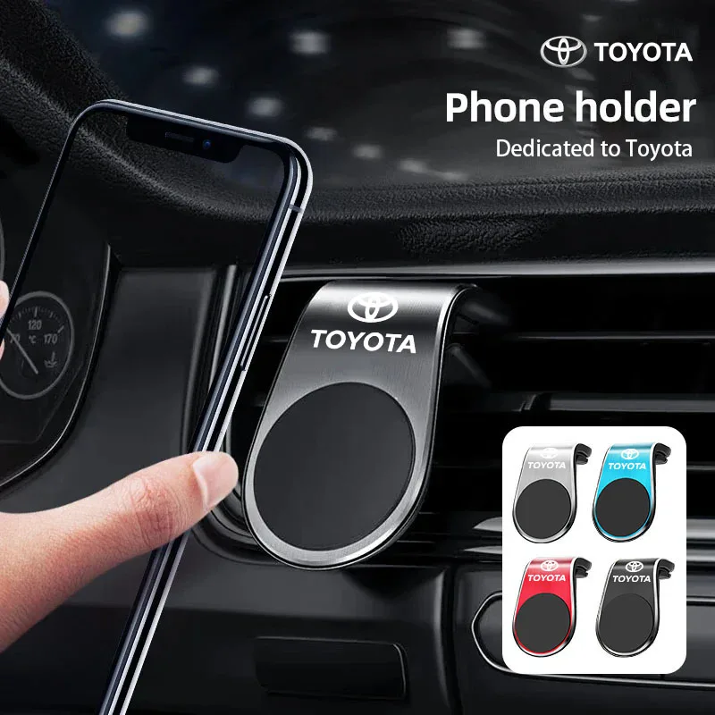 Magnetic Car Phone Holder  Mount Air Vent GPS Auto Support For Toyota Supra Aygo Prado RAV4 Hilux Yaris Corolla 4Runner Camry