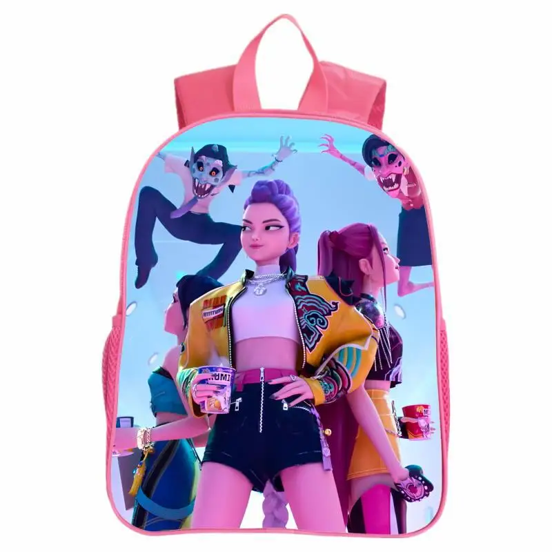 

Huntrix Girl Kpop Backpack Cartoon KPop Demon Hunters Students Kids Bag Waterproof Plecak Daily Children Mochila