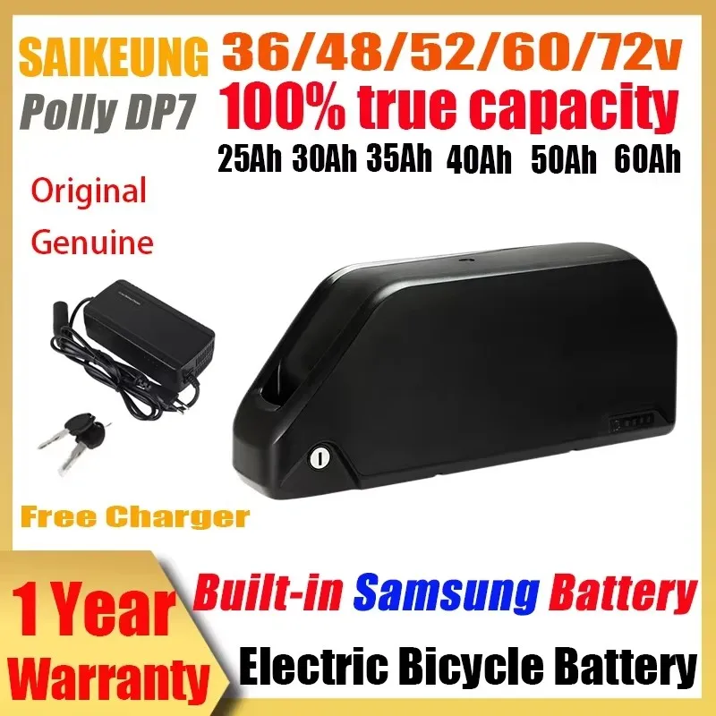 

Original Hailong Polly DP-7 52v 50ah batterie 48v 20 ah velo 60ah ebike conversion kit 36v 60v 72v 25ah 30ah 40ah battery 3000W