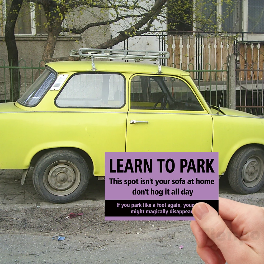 50pcs,Funny Parking Cards \