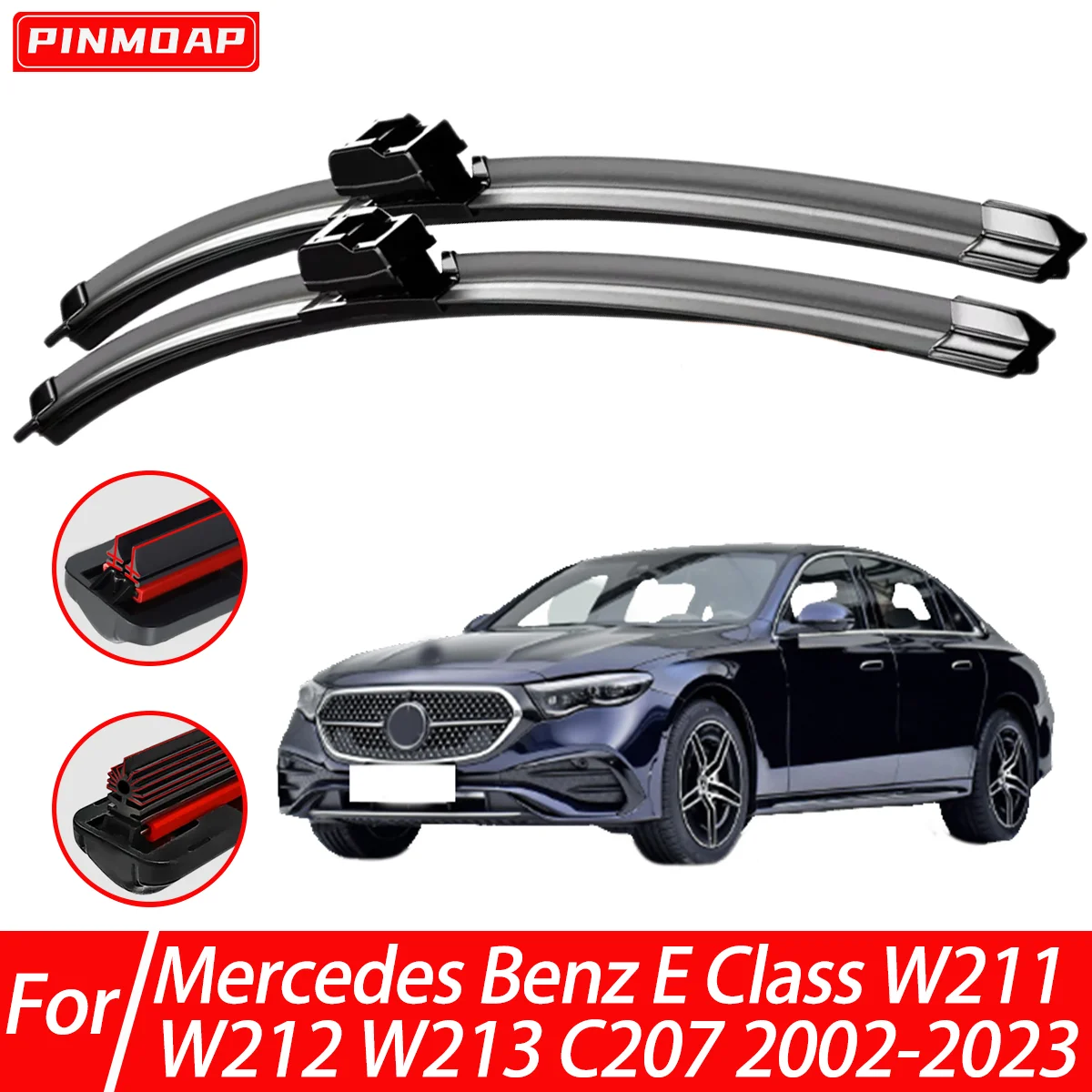 

2PCS Car Windshield Wiper Suitable For Mercedes Benz E Class W211 W212 W213 C207 2002-2023 Car Windshield Window Accessories