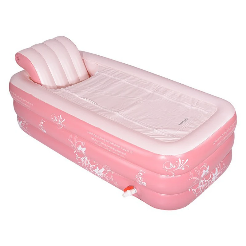 

creative household adult Spa folding Portable bathtub thickening thermal adult folding inflatable bathtub