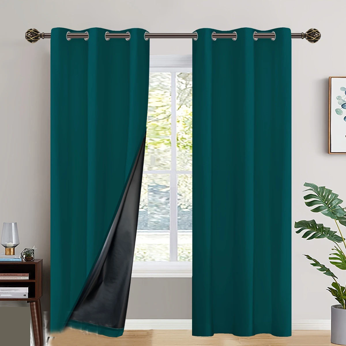 100% blackout curtains High quality fabrics Suitable for bedroom and living room, outdoor Customizable colors