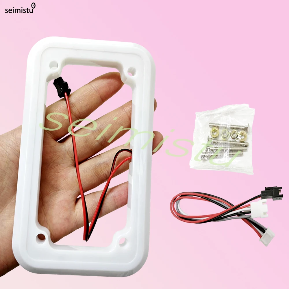 Coin acceptor LED Colorful LED Frame Decorative Panel Upgrade DIY  Vending Machine Parts Lamp Holder Pinball Arcade Game