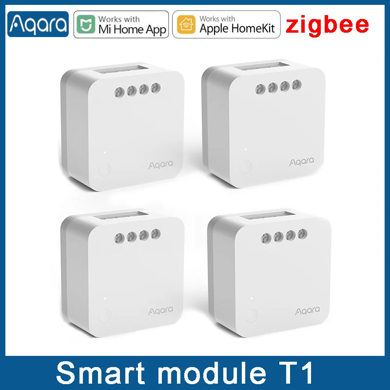 Aqara Single Channel Control Module T1 Zigbee 3.0 Wireless Relay Controller 1 Channel No Neutral Remote Work with Apple Homekit