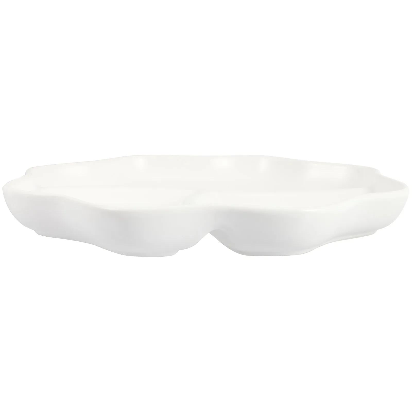 

1Pcs Ceramic Three-Grid Breakfast Plate Divided Quantitative Plate Creative Food Grade Material and Practical Tableware