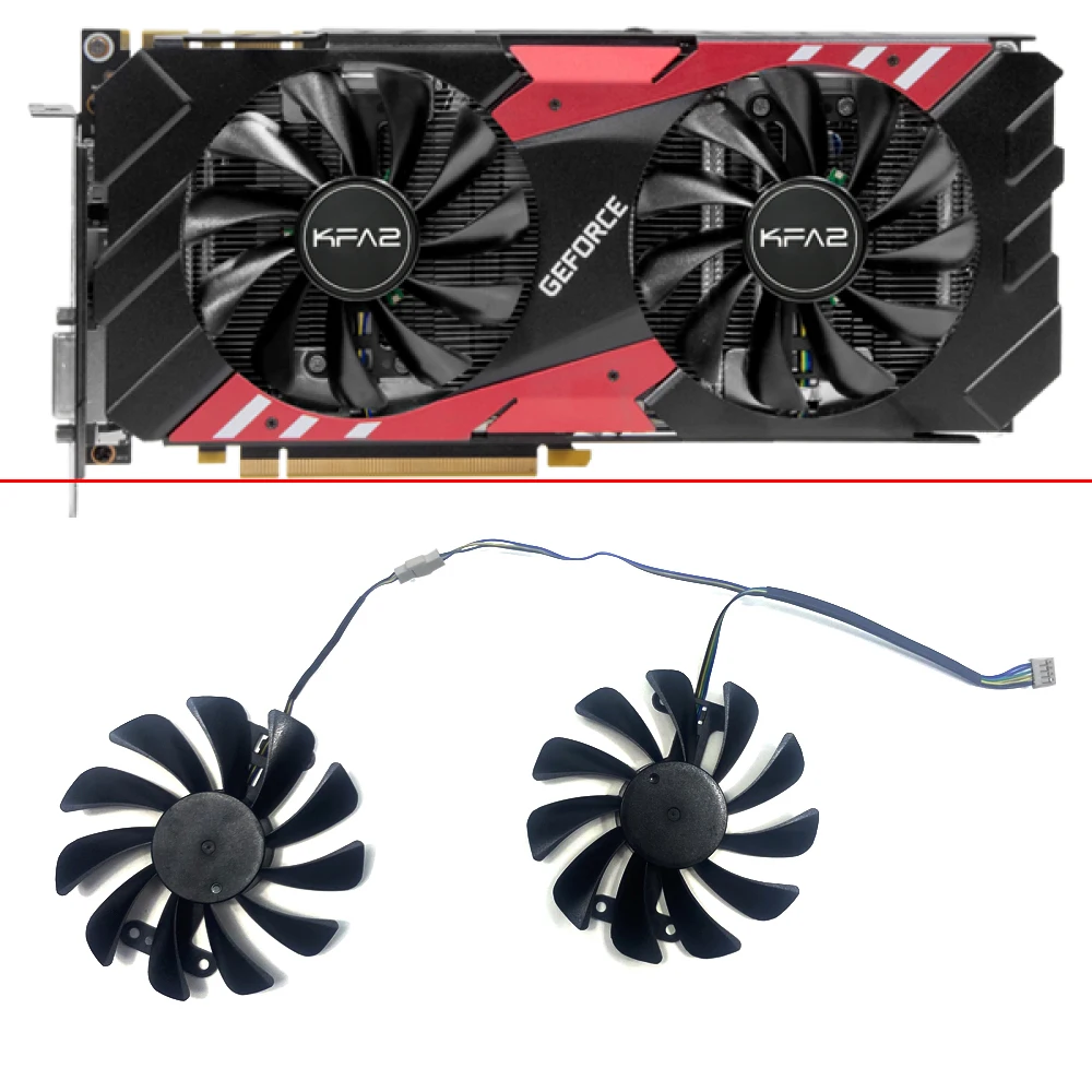 

Cooling Fan 95MM 4PIN GFM10012H12SPA GPU FAN For KFA2 Galaxy Geforce GTX 1070 1070Ti 1080 Exoc Video Card Fan