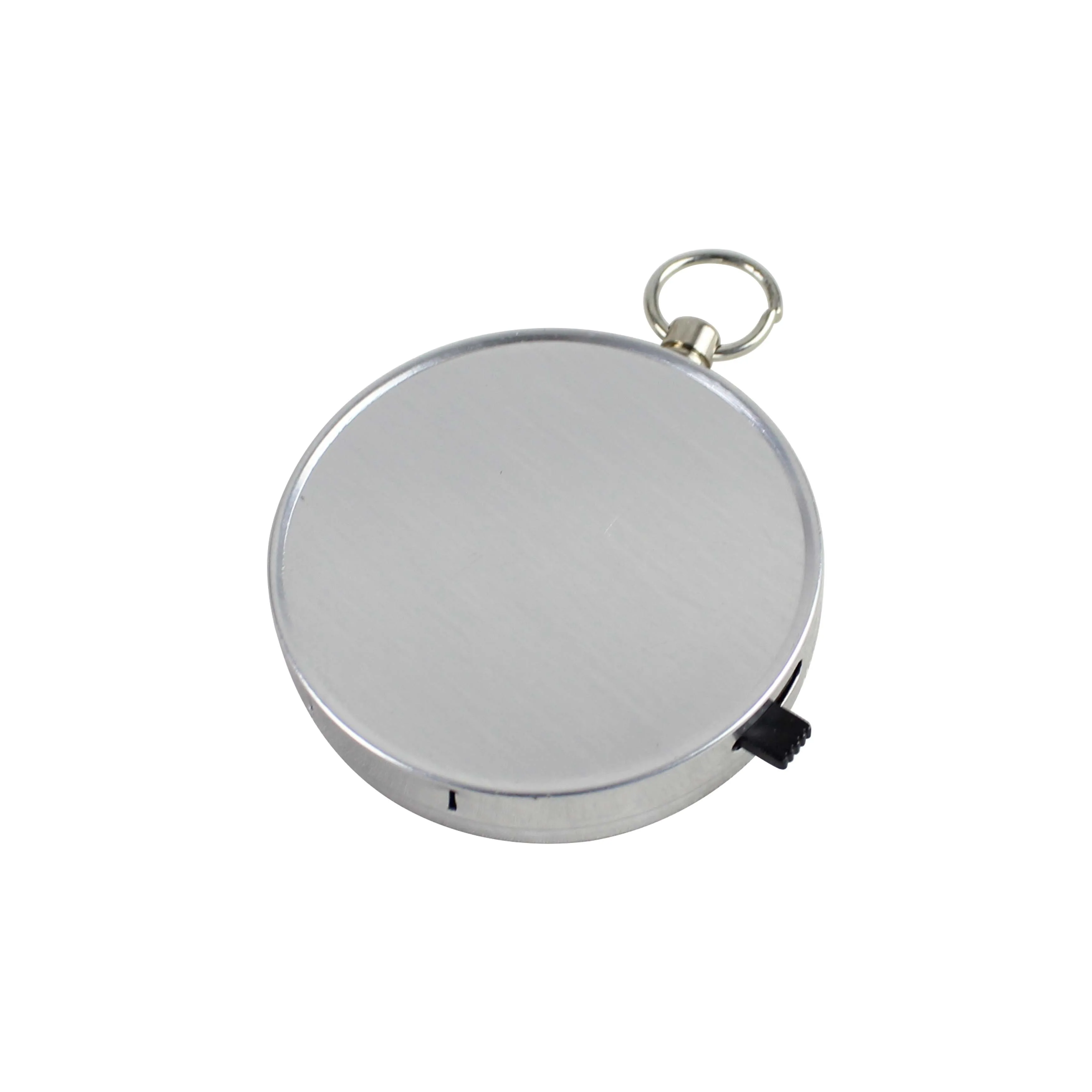 بوصلة ألومنيوم بحجم قابل للتخصيص، بوصلة ملاحة محمولة مقاومة للماء للمشي لمسافات طويلة للبقاء في الهواء الطلق