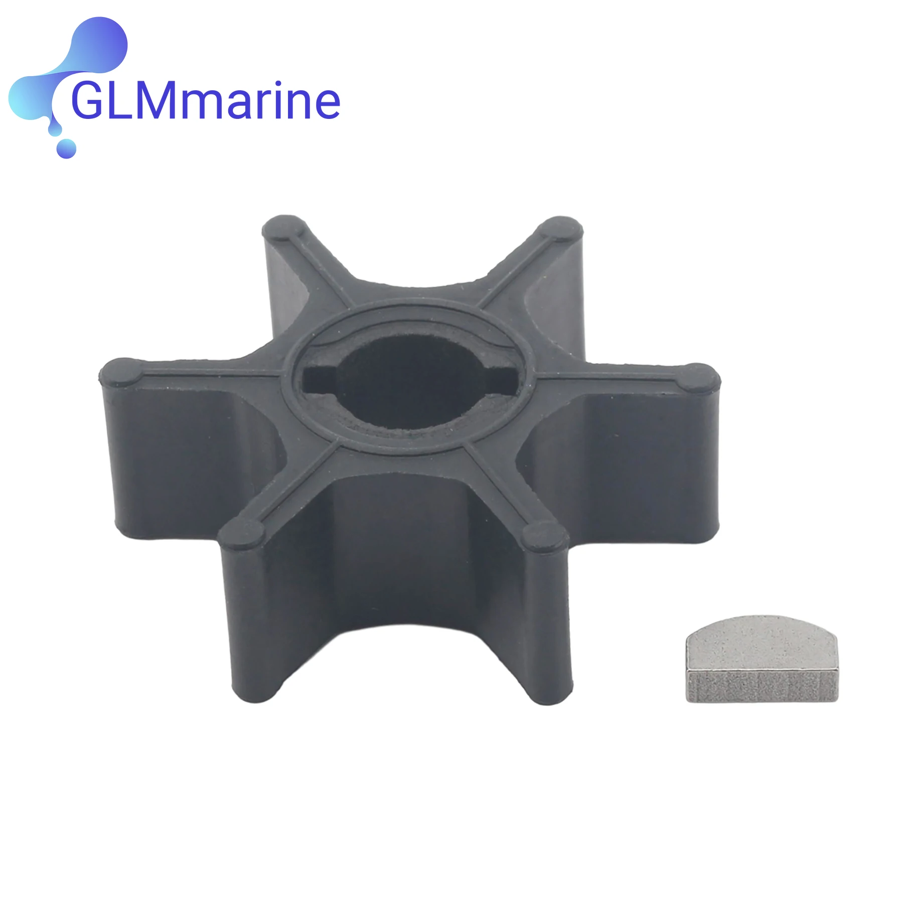 17461-985M0 Water Pump Impeller W/ Key For Suzuki 2 4 Stroke 2 2.2 3.5 4.5 7.5 4 5 6 8 9 HP Outboard 17461-985L0 17461-98503