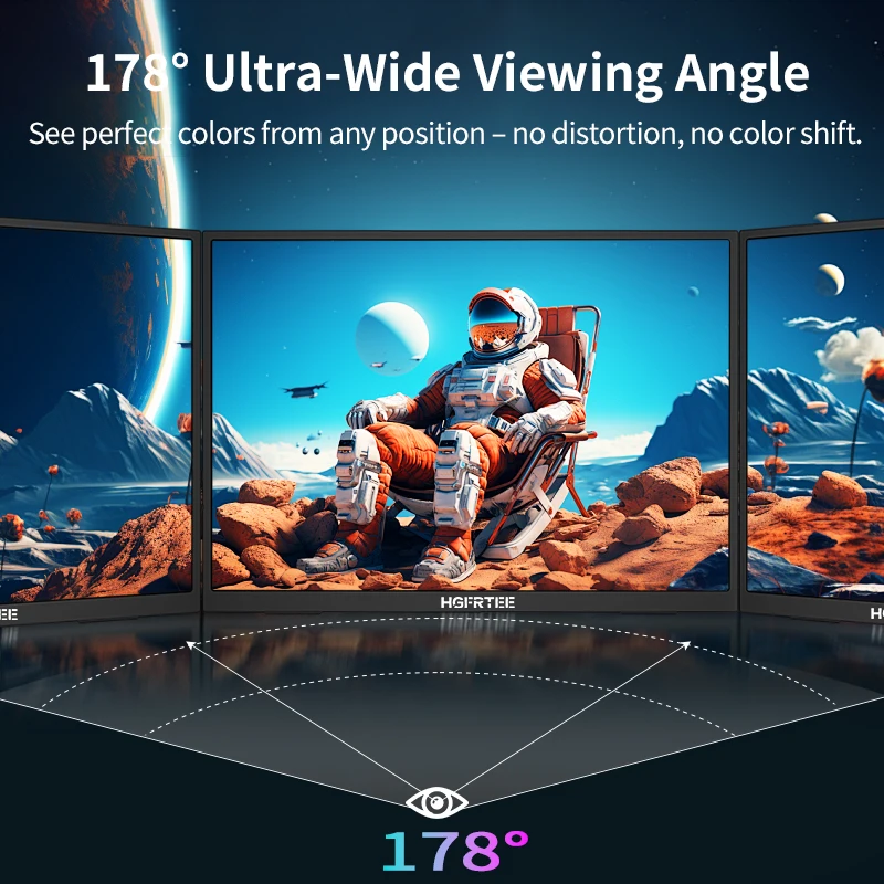 شاشة محمولة 12.3 بوصة 1280P 400cd/m2 60hz شاشة ألعاب مكبرات صوت مدمجة لأجهزة الكمبيوتر المحمول ps3/4/5 Swtich Xbox iphone PC