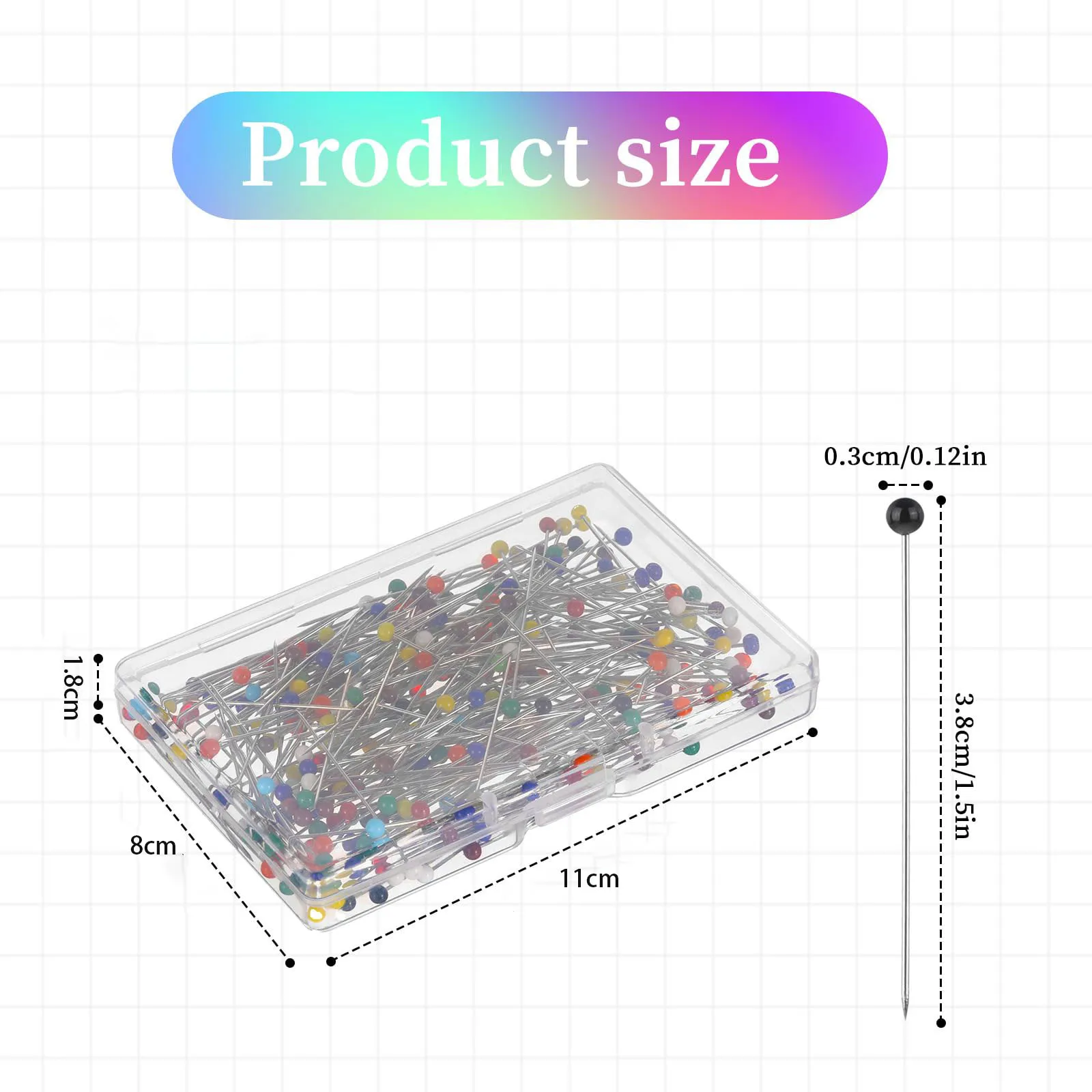 Thumbnail 2 - #80 Cheapest Straight Pins Deals You Can Get