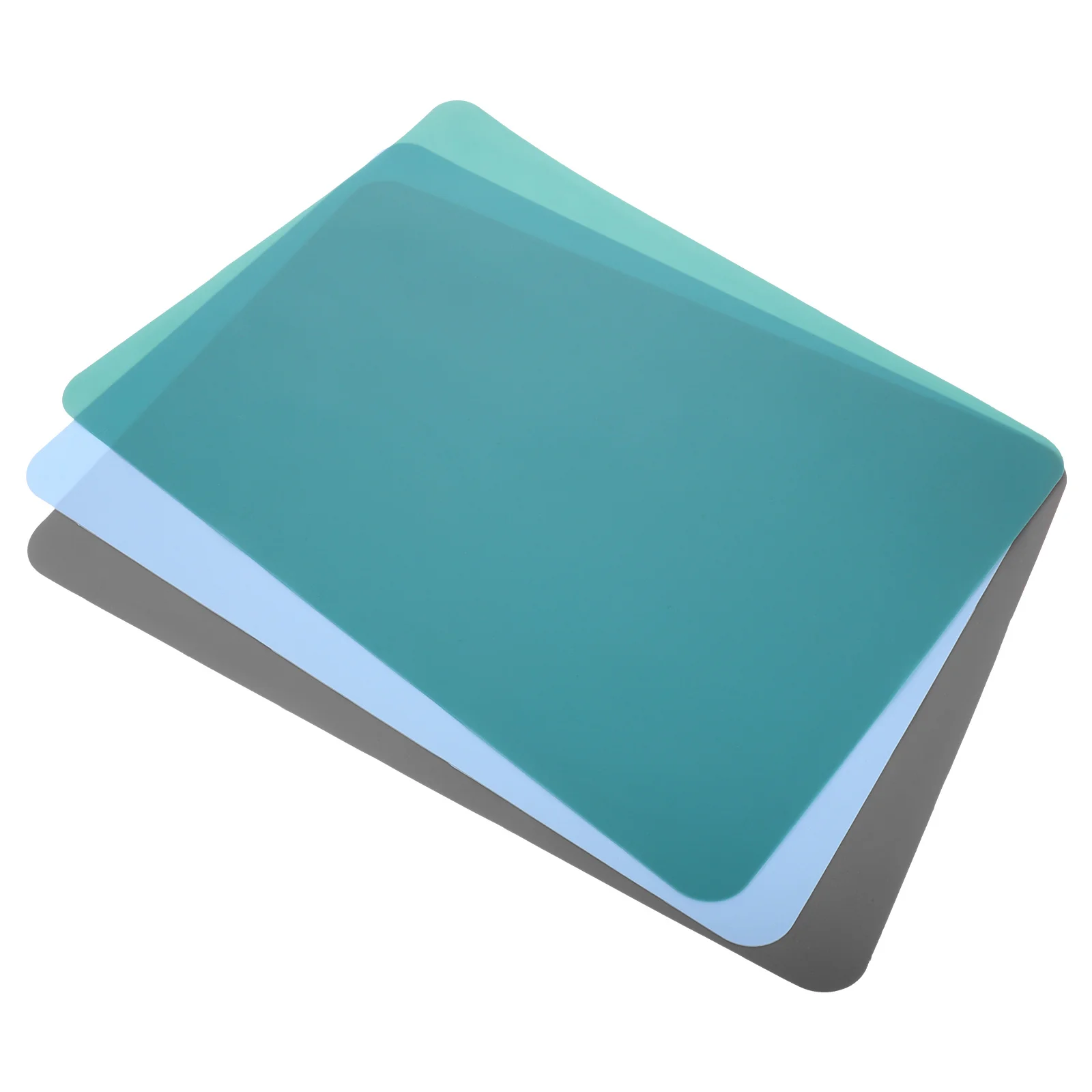 

3Pcs Silicone Kids Craft Mat Non Slip Table Protector Surface Protector Art Mat Dining Room Desk Workspace Easy Clean