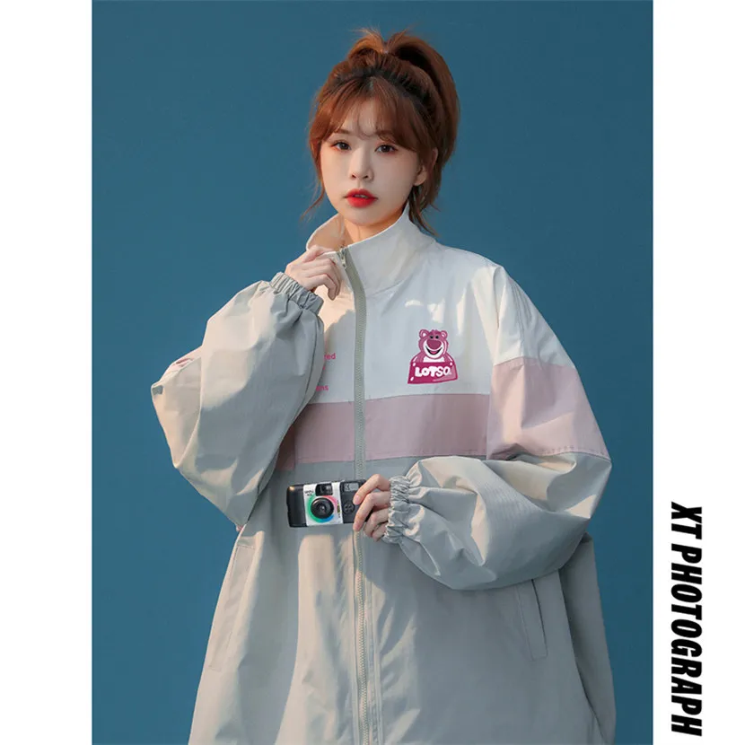 

Мужская флисовая куртка на весну-осень, модная повседневная спортивная одежда, ветрозащитная, с длинными рукавами, на молнии, с цветными блоками