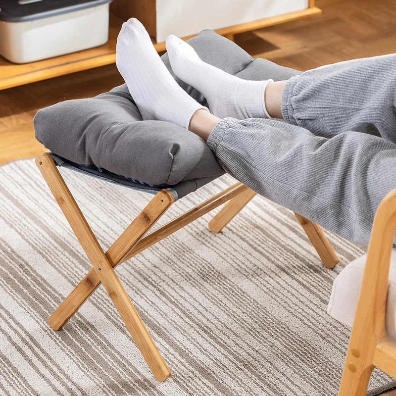 Foldable Ergonomic Under Desk Footrest Foot Stool Portable Leg Rest for Office Sofa Home Nap Relax Foot Support Stool Ottomans