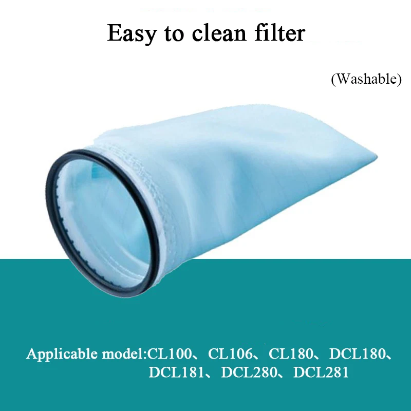 Dust Collection Bag HEPA Filter Prefilter Filter Paper For Makita CL100/102/104/106/107 DCL180/181/280/281 Vacuum Cleaner Parts