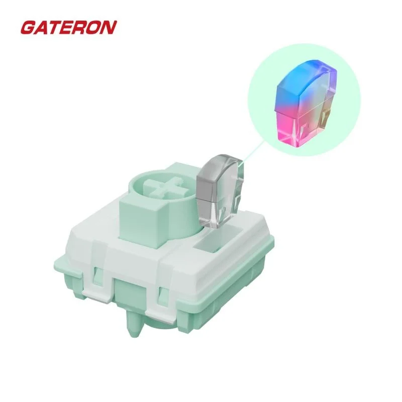 Gateron Full POM Magnetic Jade Mini Dwarf Switch Back Cover HIFI Sound Double Track Structure Cutsom Mechanical Keyboard Switch