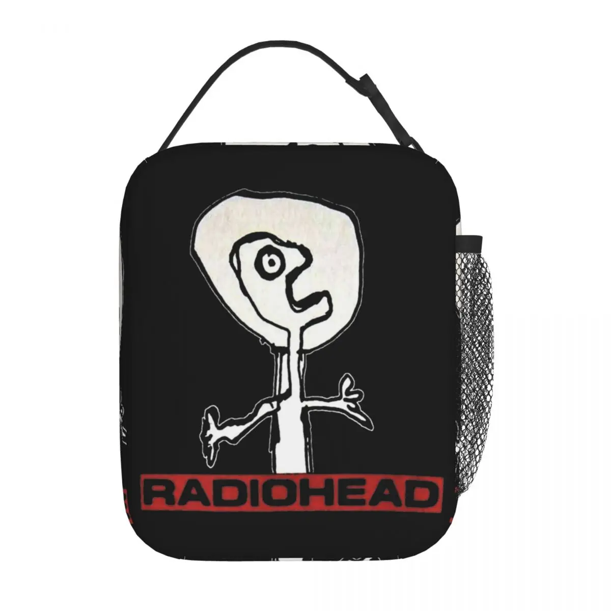 Radiohead Insulated Lunch Bag Thermal Lunch Container High Capacity Tote Lunch Box Bento Pouch Work Travel