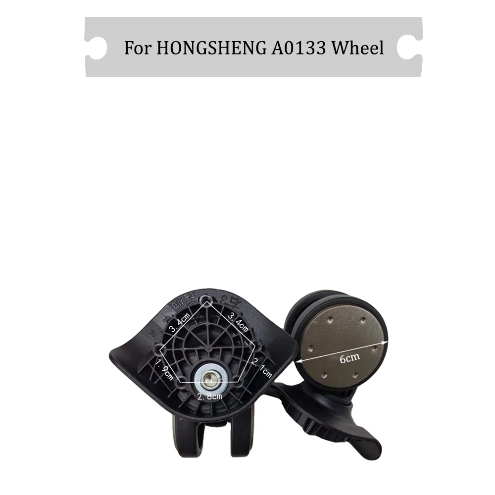 For HONGSHENG A0133 Universal Wheel Replacement Suitcase Rotating Silent Smooth Convenient Shock Absorbing Accessories Wheels