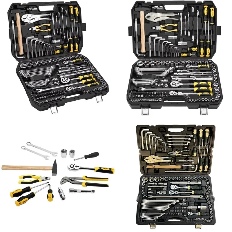 147 Piece Household Hardware Toolbox Set Manual Combination Car Repair Kit