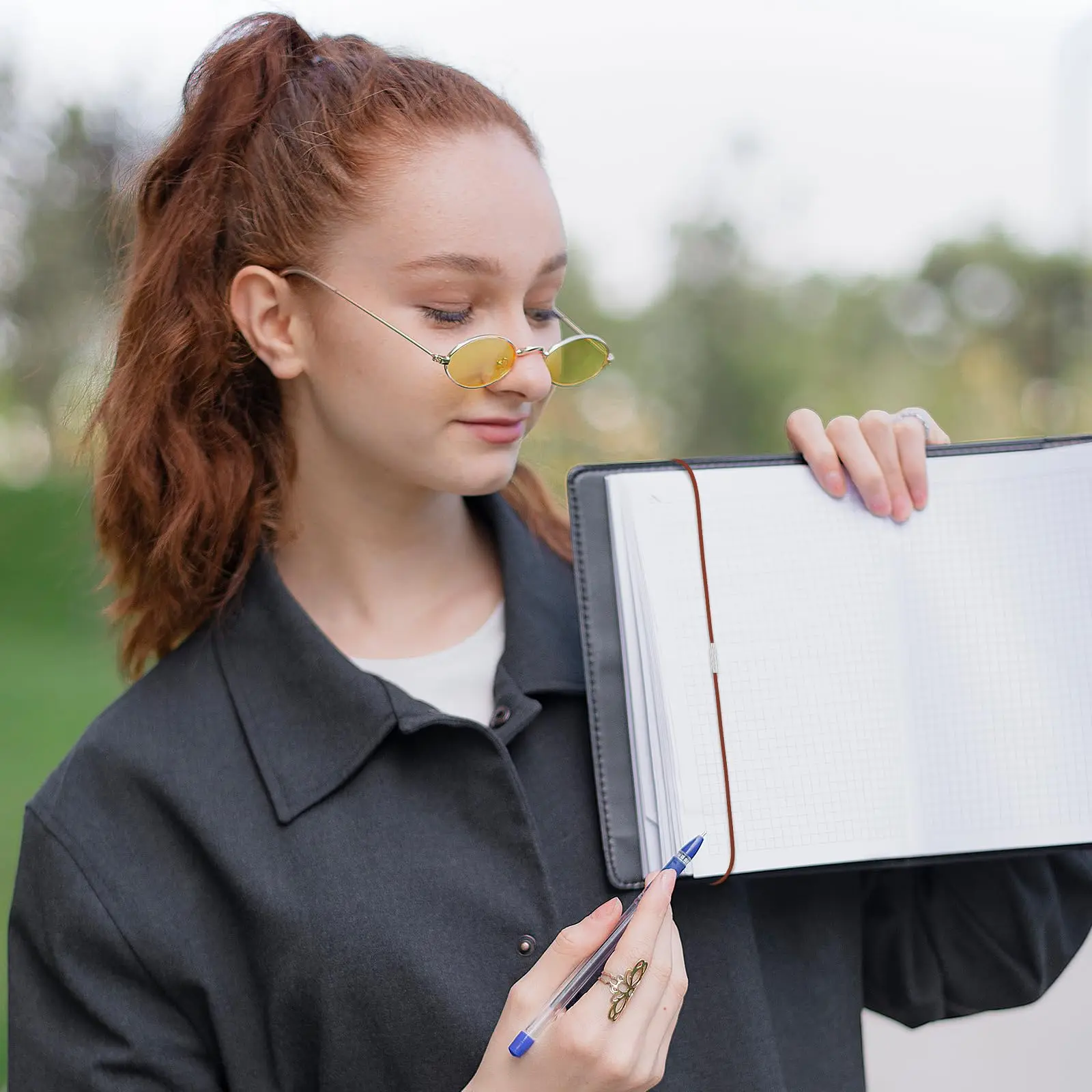 5 peças um conjunto de borracha sobressalente couro notebook acessório para viajantes notebook reparação corda elástica bungee cord