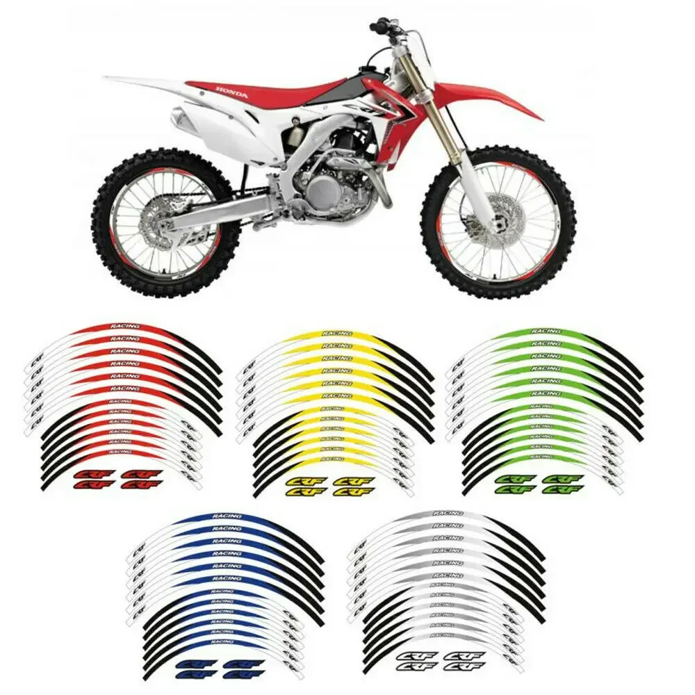 

"21 "19 RIM STRIPES WHEEL STICKERS FOR Honda CRF250R CRF 250R 2003-2021 CRF 450R CRF450R 2002-2021