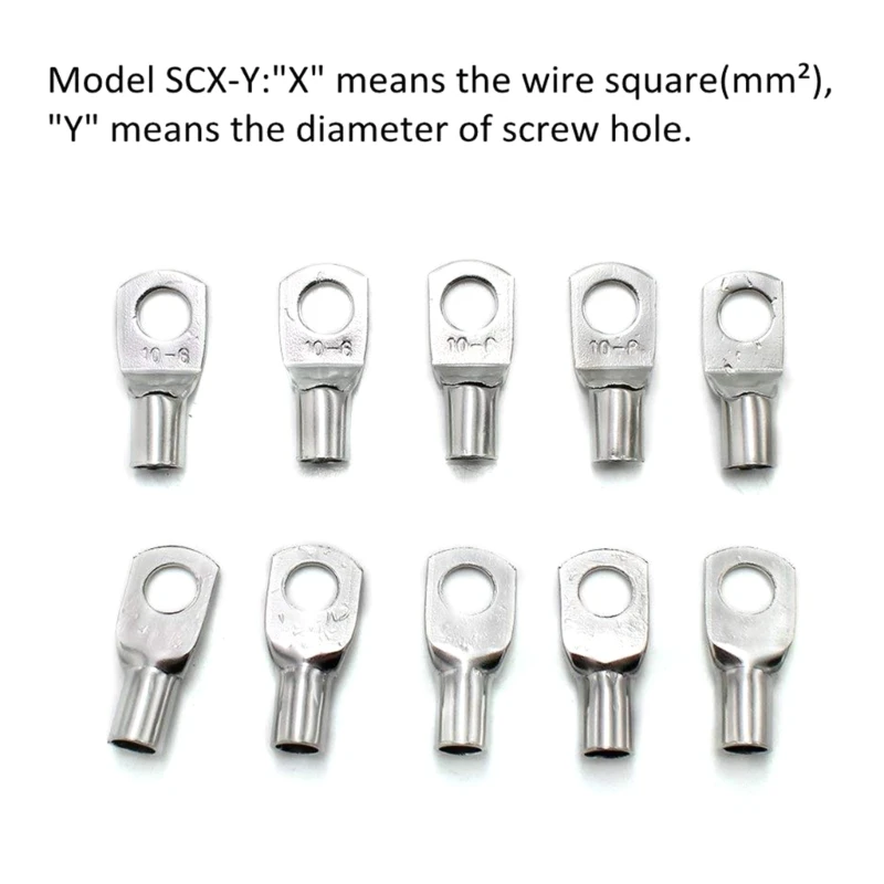 LXAF Efficient Tube Cable Lugs set Tube Wire Connectors Set for Quick Wire Crimpings