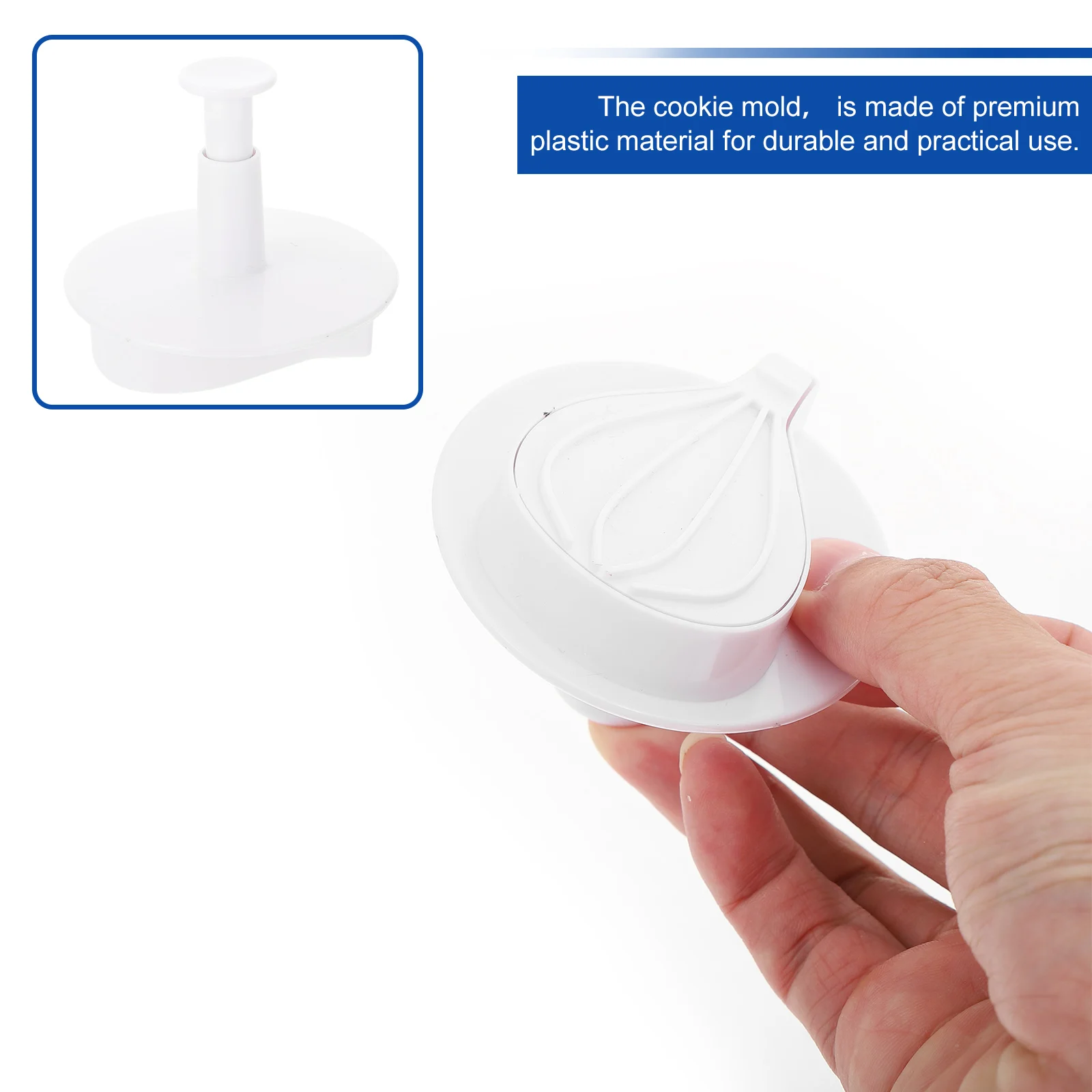 

4pcs Flexible Cookie Multi-Use Pressing Molds Universal Baking Supply Reusable Lovely Design Easy Clean Great For Cookie Dough