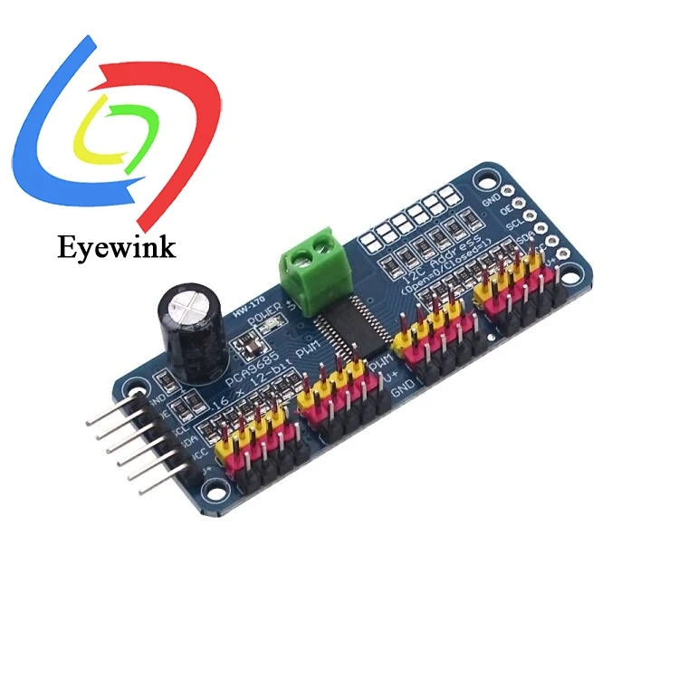 16 channel PWM Servo Servo Drive Board Robot Controller IIC Interface Driver Module PCA9685 For Raspberry Pi