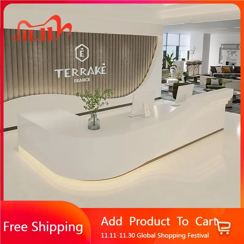 

Салон Роскошные стойки регистрации Современные полки Эстетическая компания Простые столы Органайзеры Европейская коммерческая мебель Scrivania