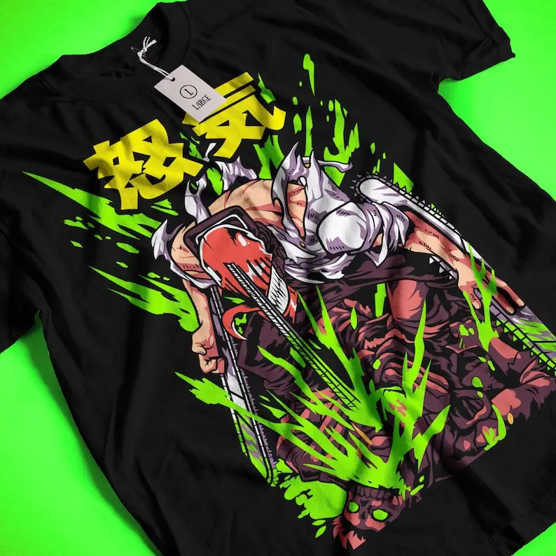 Chainsawman Shirt, No Forgiveness, Manga Shirt