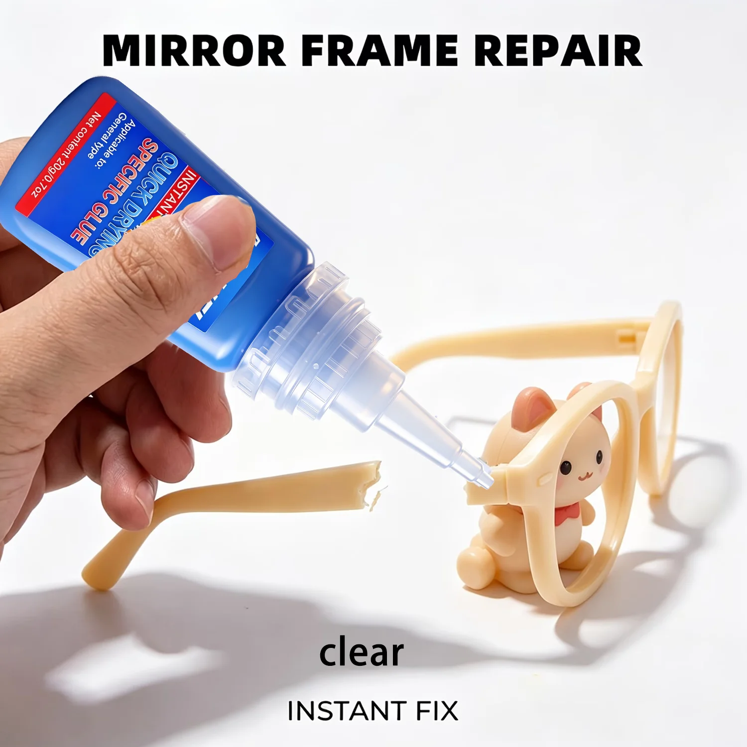 LOOLIFL New 20ML Super Glue Multi Purpose Quick Dry Strong Adhesive Instant Bonding Suitable For Metal Plastic Glass Ceramic DIY - view 3