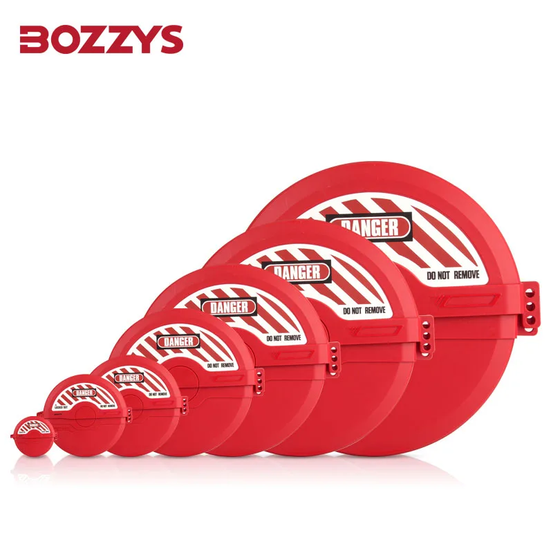 BOZZYS Valve Lockout Device Rotating Gate Valve lockout Valve Locking Disc Faucet Lockouts