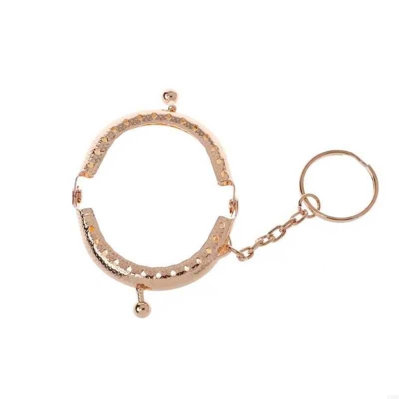 

X90D 1PC Coin Purse Bag Arch Frame Kiss Clasp Lock With for Key Ring DIY Craft 5cm