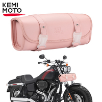 Motorcycle Handlebar Fork Bag PU Waterproof Tool Storage Bags Universal for Sportster for Yamaha for Honda Scooters Sissybar Bag