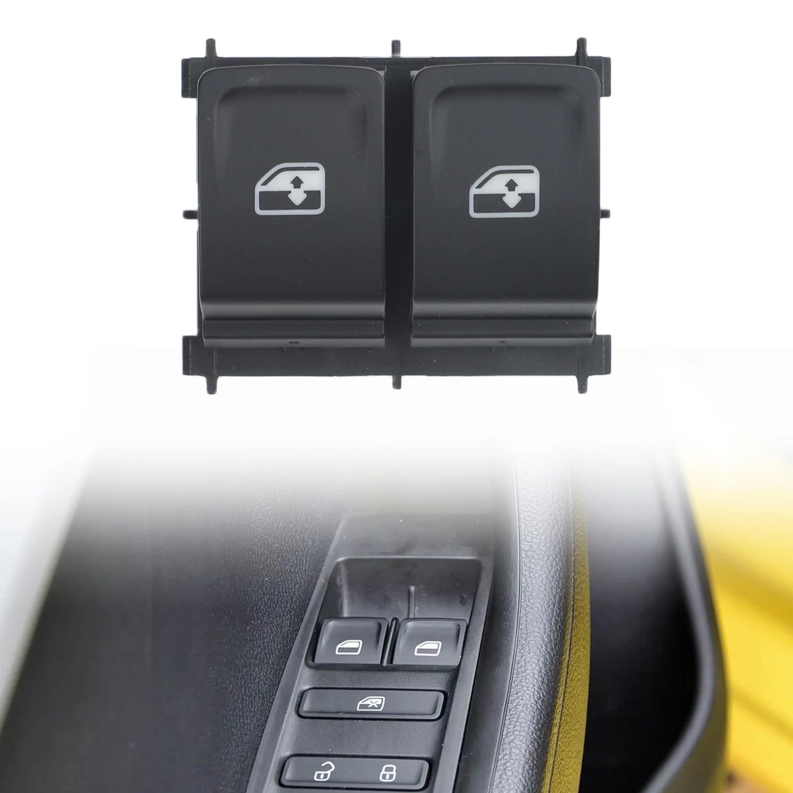 6V0959858A Electrical Power Window Switch Compatible with For Skoda For Fabia Produced From 2014 Until 2021 Model Years
