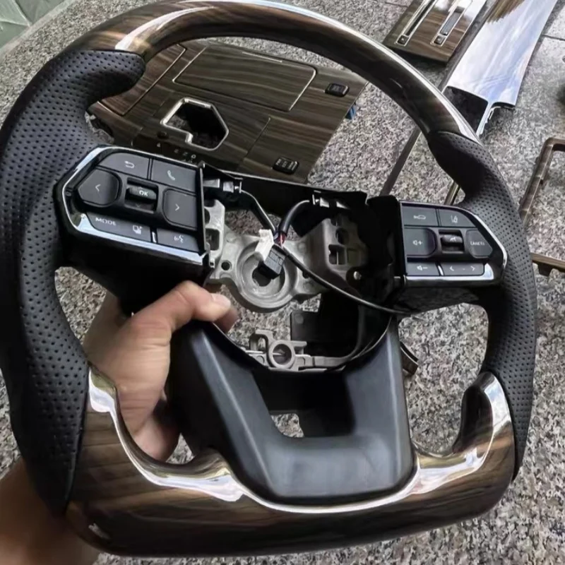 120 150 200 300 LC200 LC300 FJ120 FJ150 LC70 Fortuner 4 Runner Alphard GR Sport Volante Steering Wheel For Toyota Land Cruiser