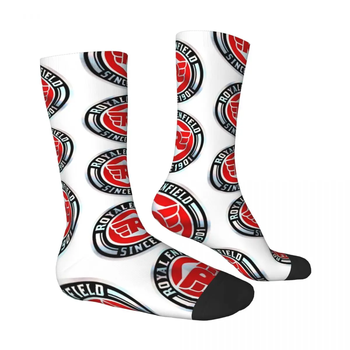 Royals Enfields Stockings logo Pattern Fashion Socks Spring Non Skid Socks Men Climbing Quality Socks