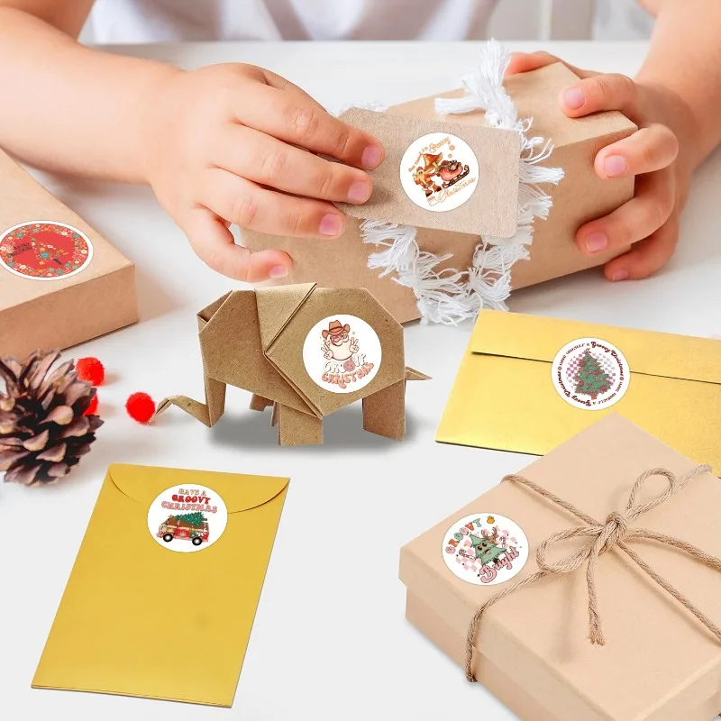 500pcs 만화 성격 크리스마스 크리 에이 티브 낙서 장식 스티커