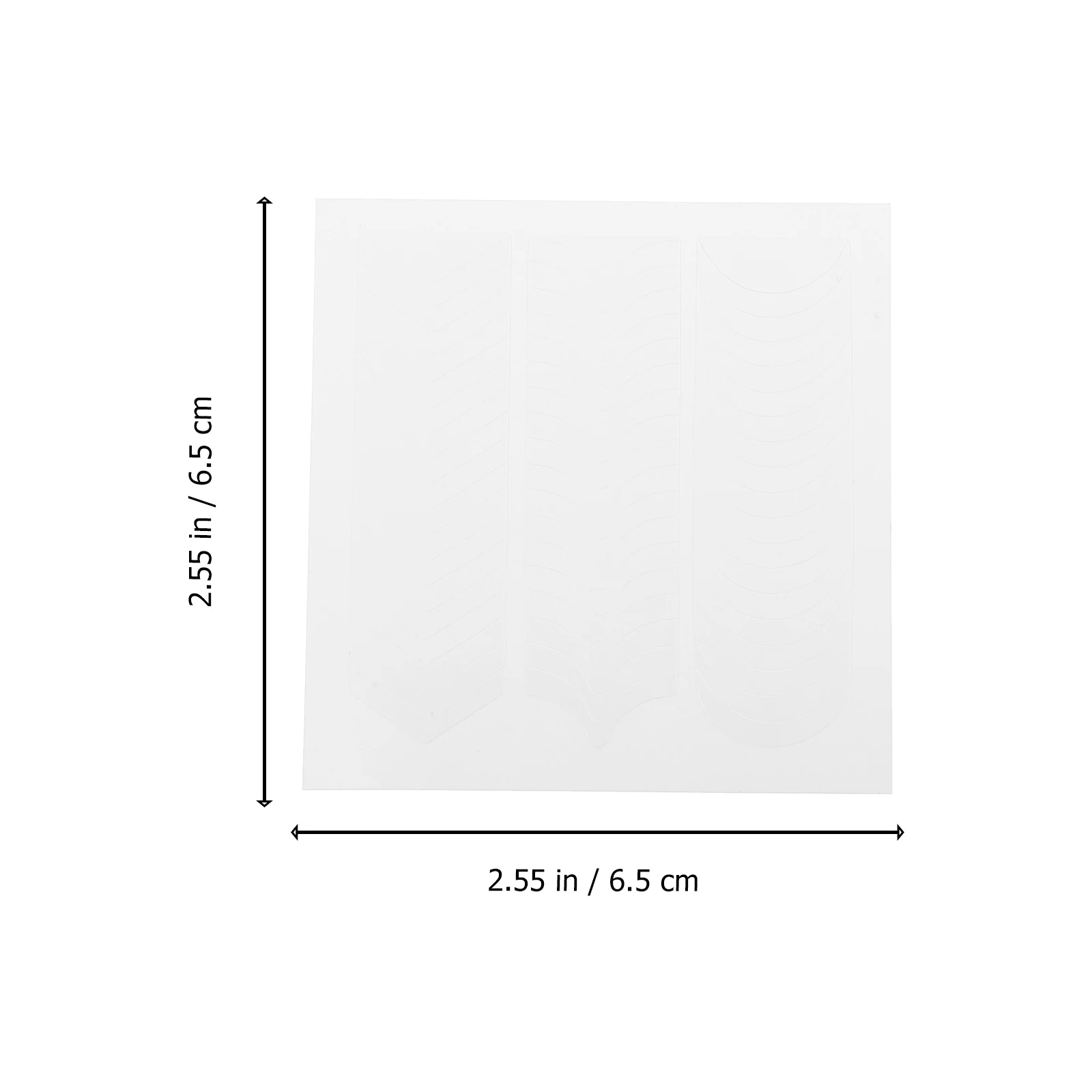 

Nail Stickers Tip Decal French Manicure Guides Art Half-moon Stencils for Nails