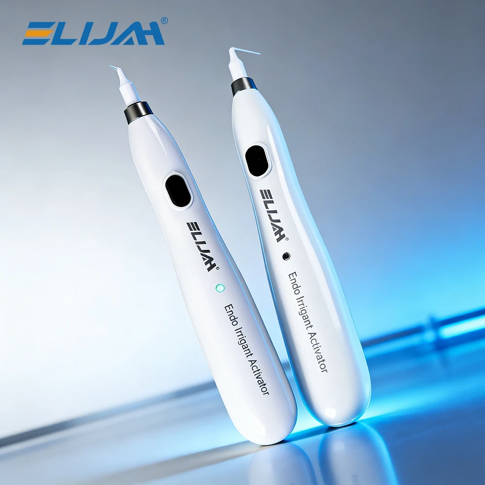 ELIJAH Dental Sonic Activator Dental Endo Ultra Activator Vibration Cleaning Irregation Root Canals Dentistry Tool with 20 Tips